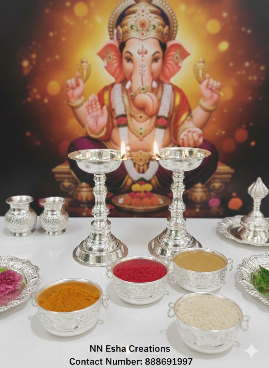 NN Eesha Creations German Silver