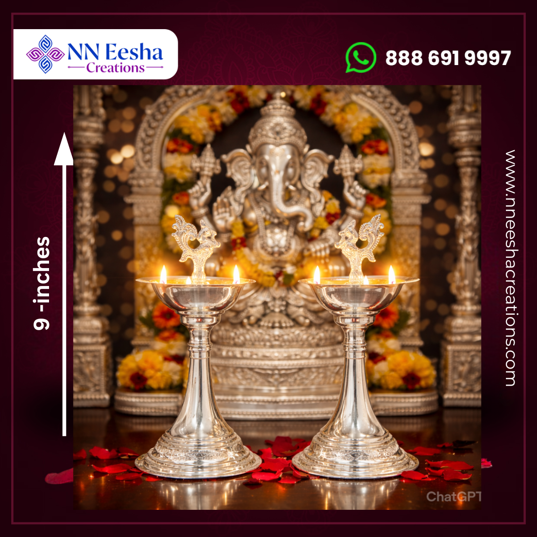 NN Eesha Creations German Silver