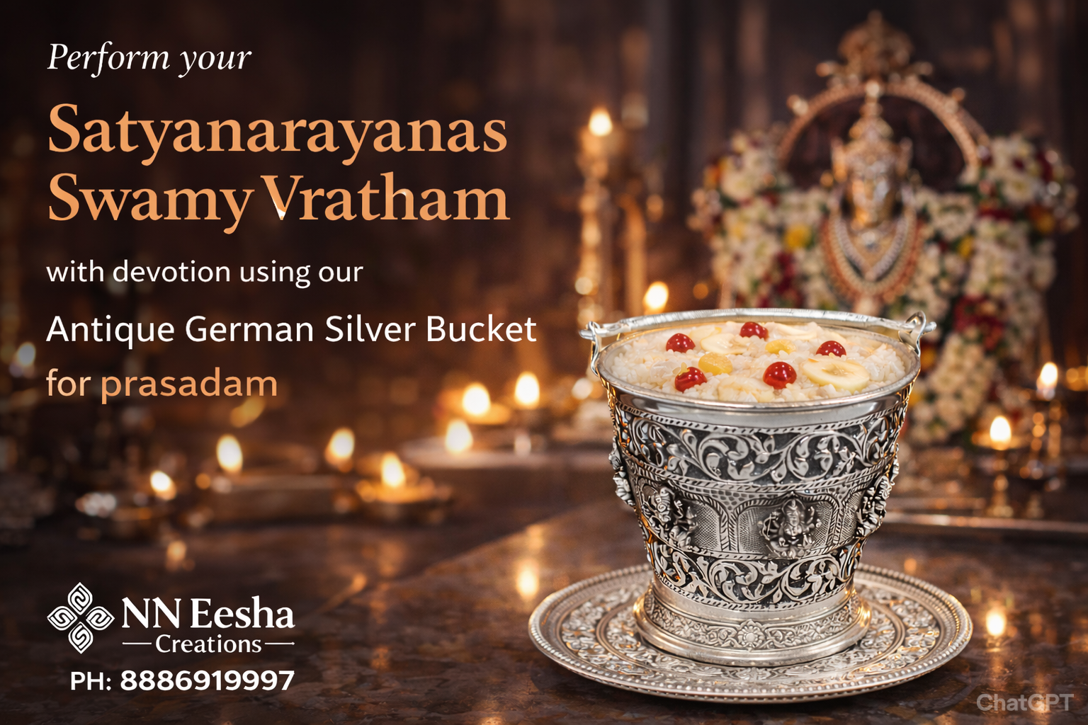 NN Eesha Creations German Silver