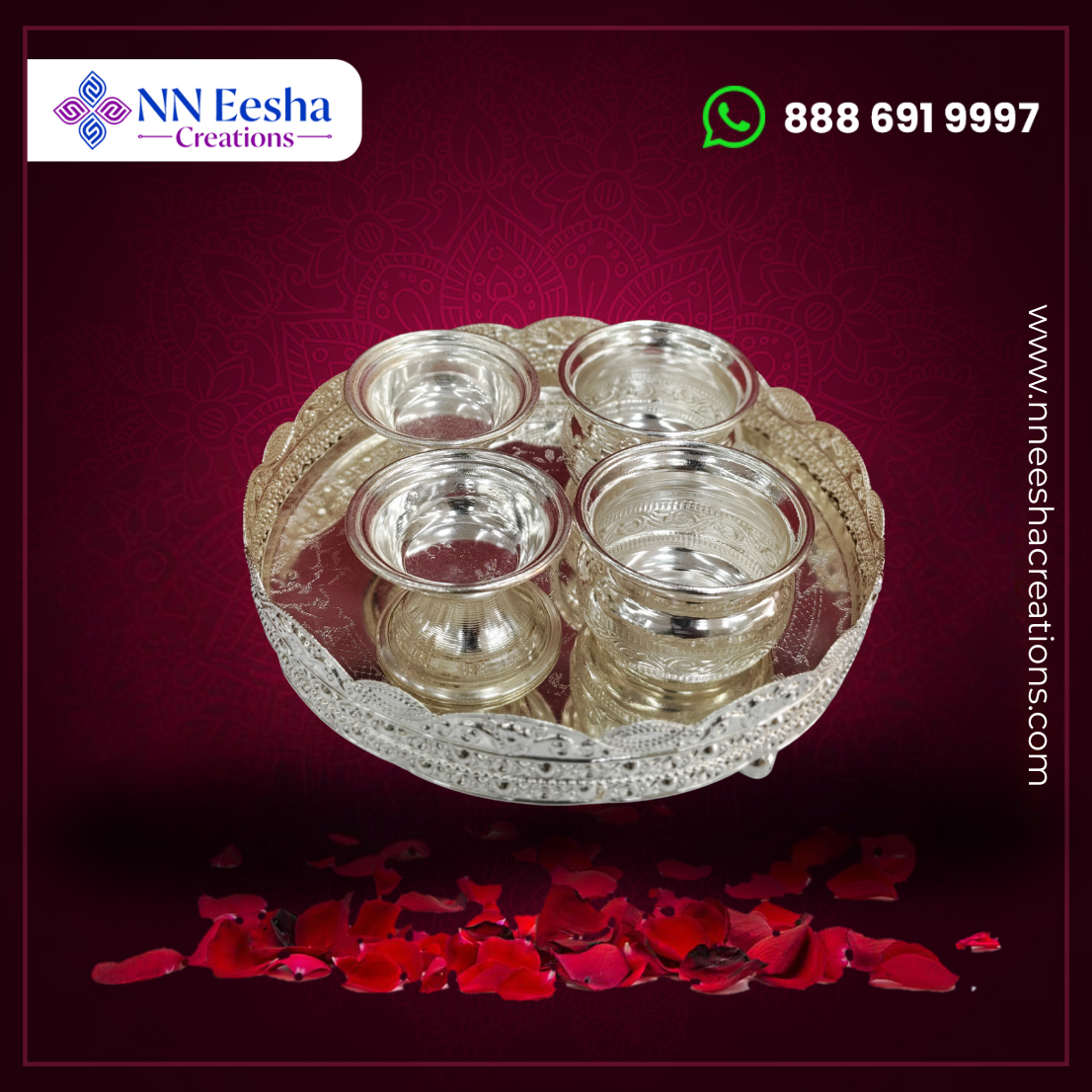 NN Eesha Creations German Silver