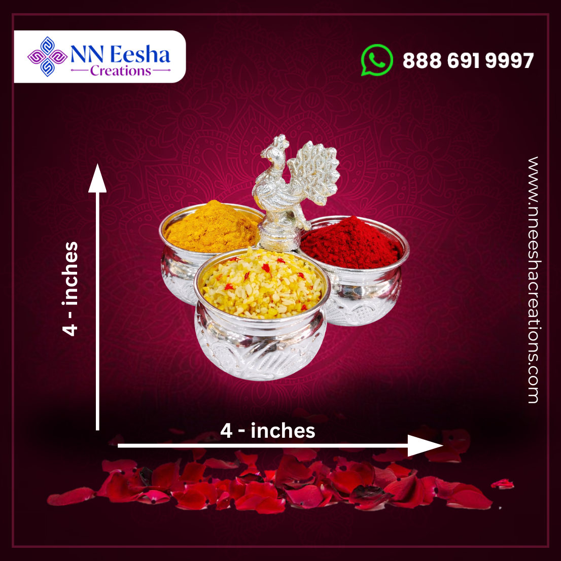 NN Eesha Creations German Silver