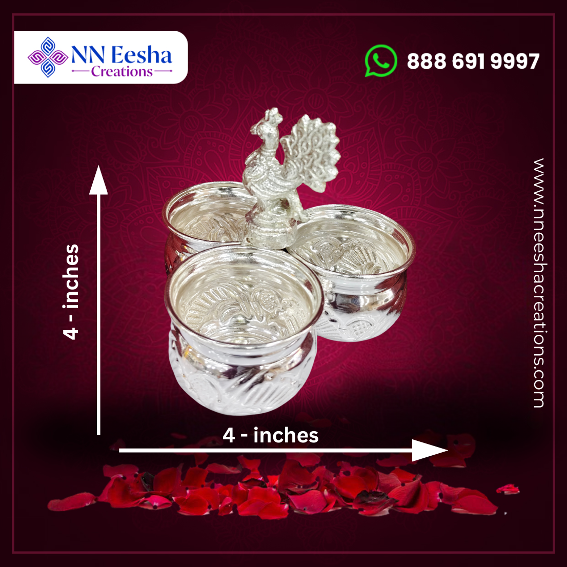 NN Eesha Creations German Silver