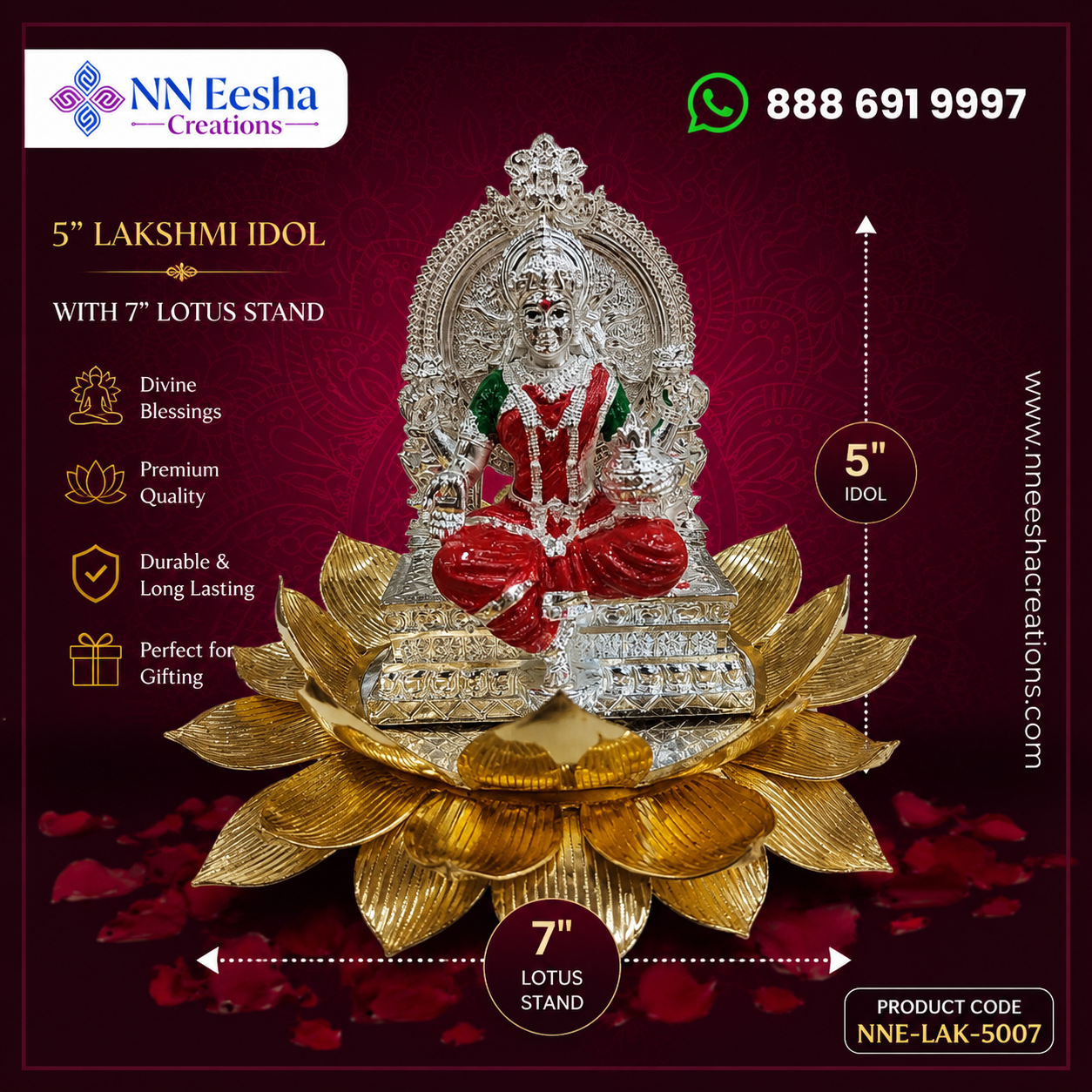 NN Eesha Creations German Silver