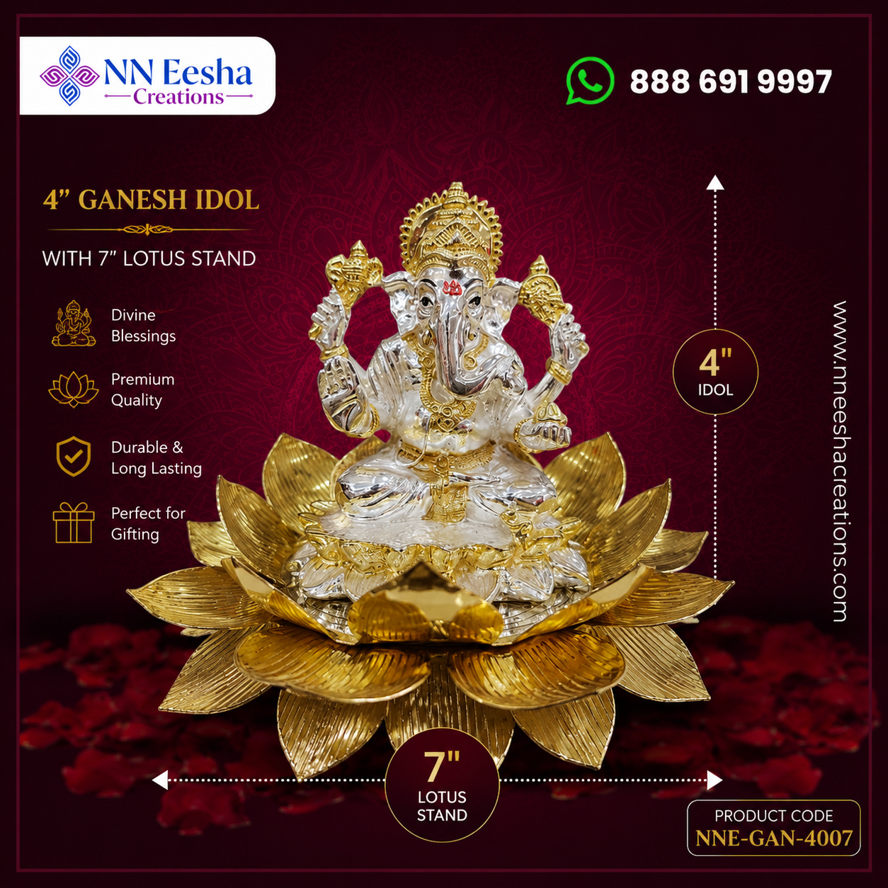 NN Eesha Creations German Silver