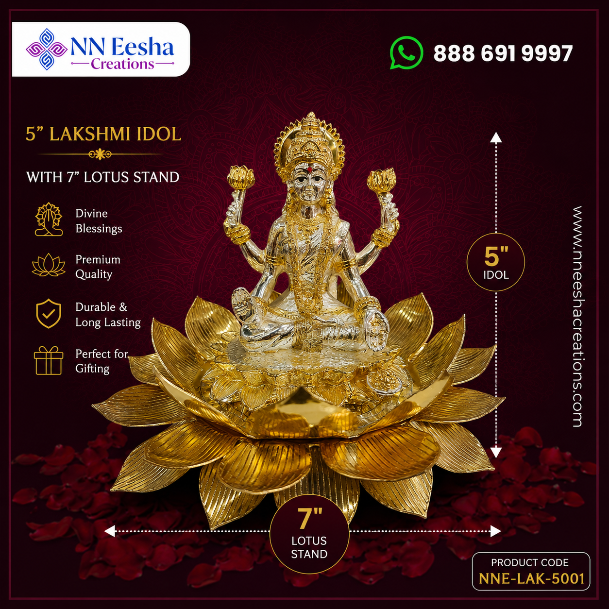 NN Eesha Creations German Silver