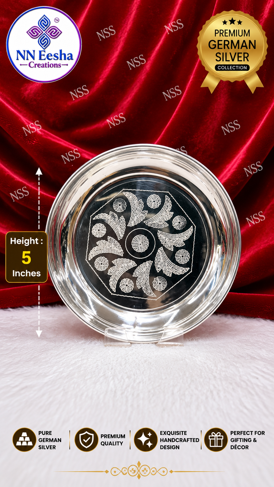 NN Eesha Creations German Silver