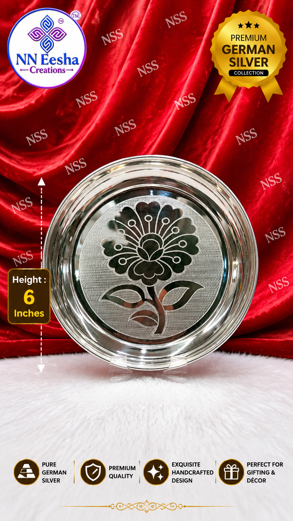 NN Eesha Creations German Silver