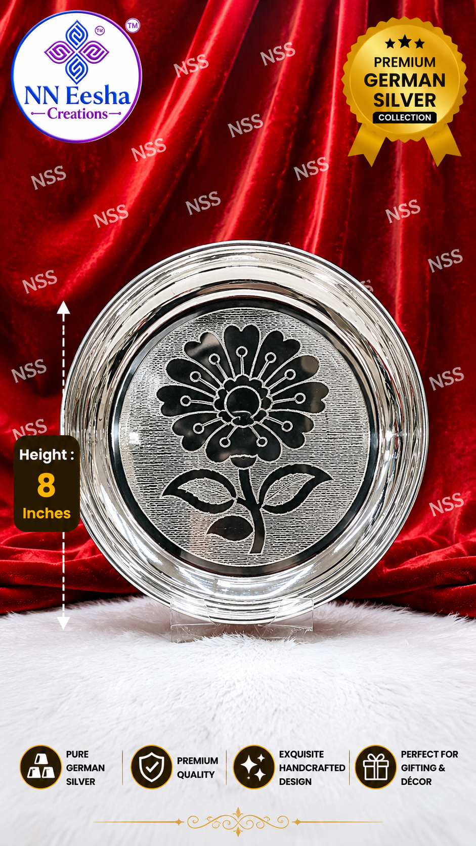 NN Eesha Creations German Silver