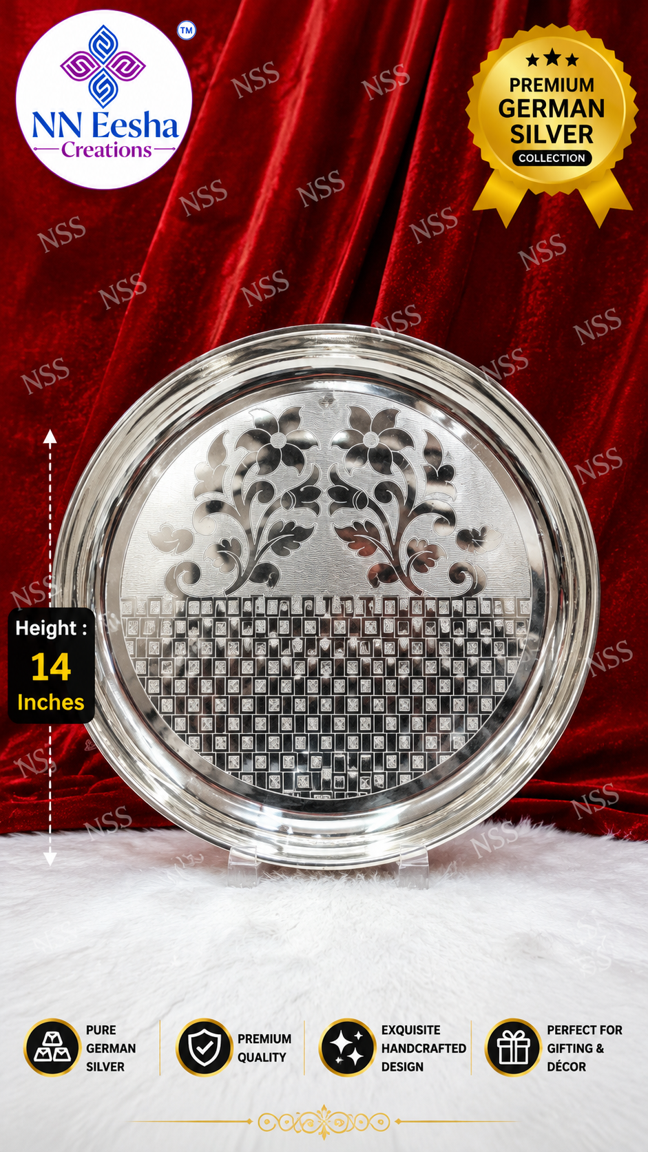 NN Eesha Creations German Silver