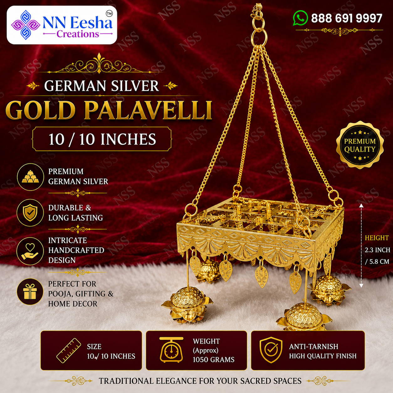 NN Eesha Creations German Silver