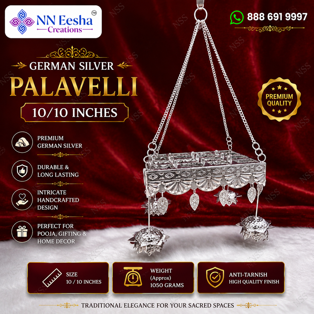 NN Eesha Creations German Silver