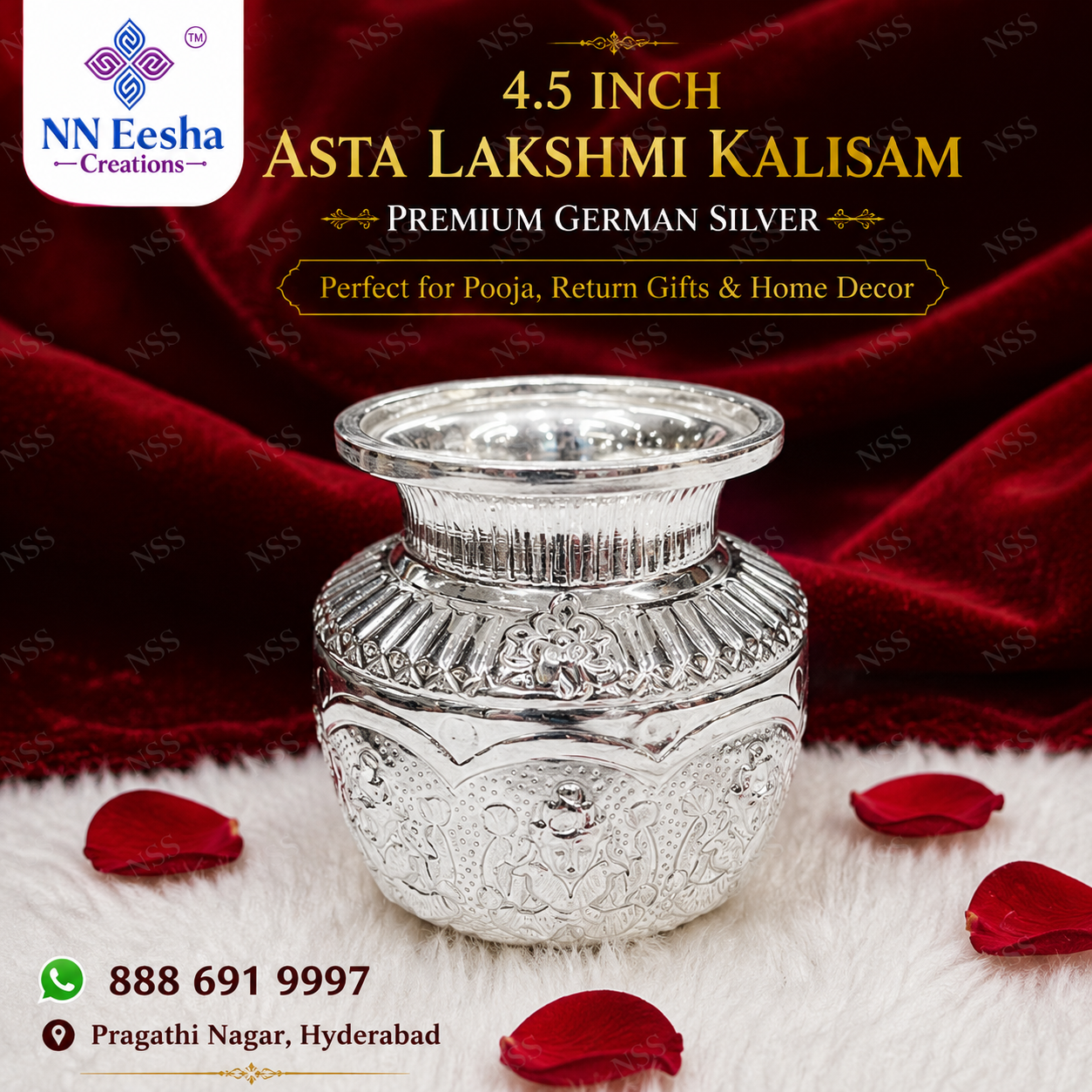 NN Eesha Creations German Silver