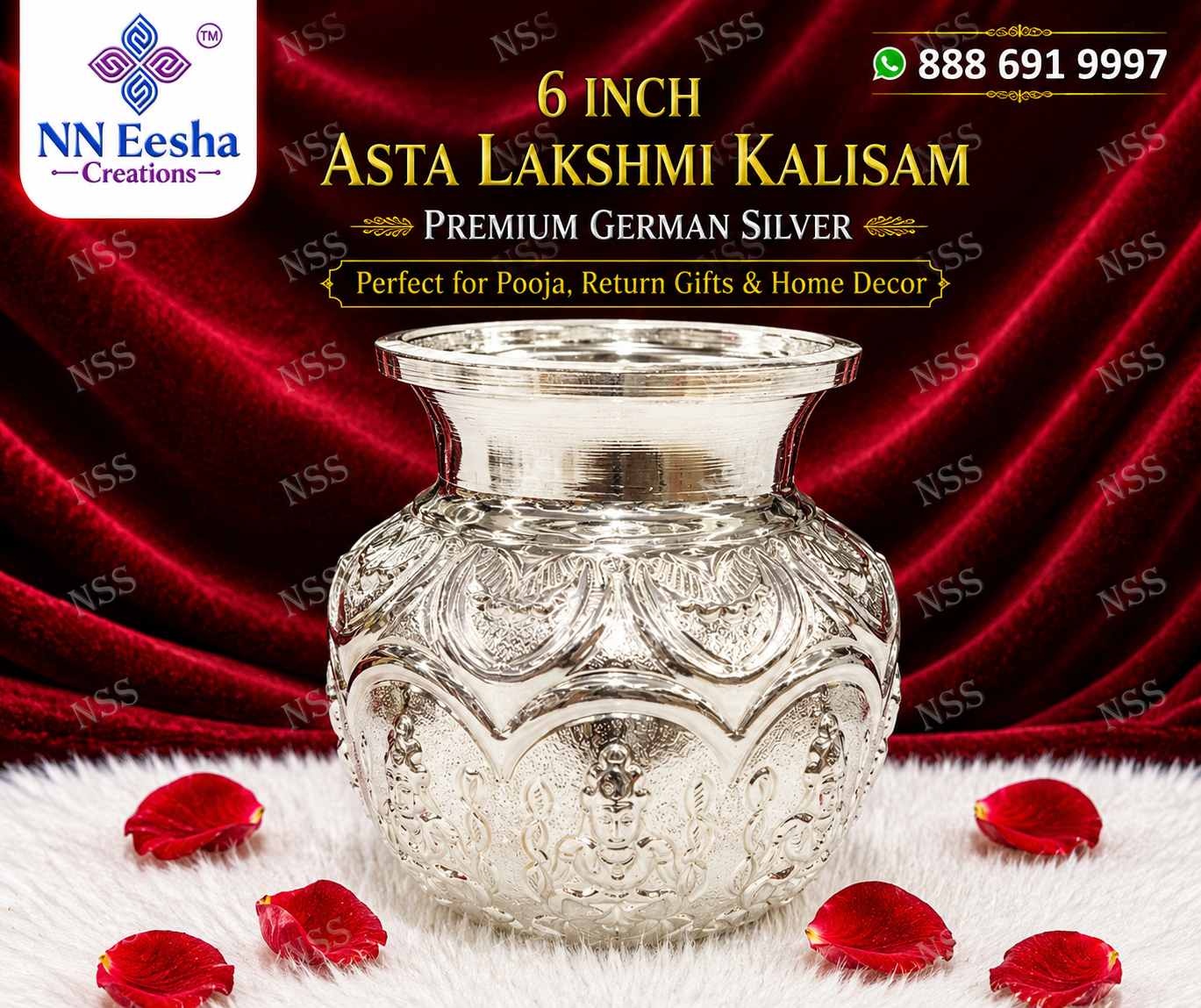 NN Eesha Creations German Silver